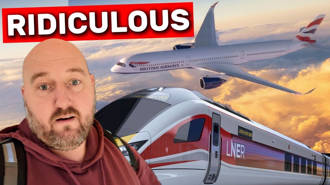 Я полетел в Лондон рейсом British Airways, потому что это было дешевле, чем на поезде!!!
