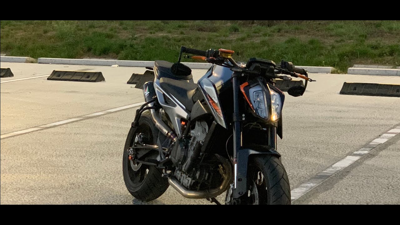 Duke 790 l (48ps) RAW - Engine Sound!! | Austin Racing slip-on