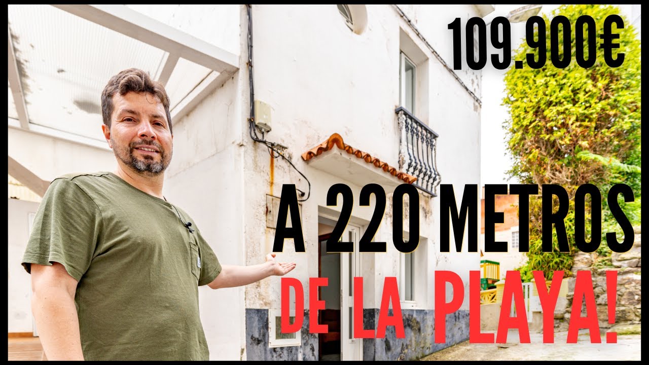 ¡Casa en Corme -Porto(Ponteceso-A Coruña) lista para vivir a 220 metros de la playa por 109.900€!