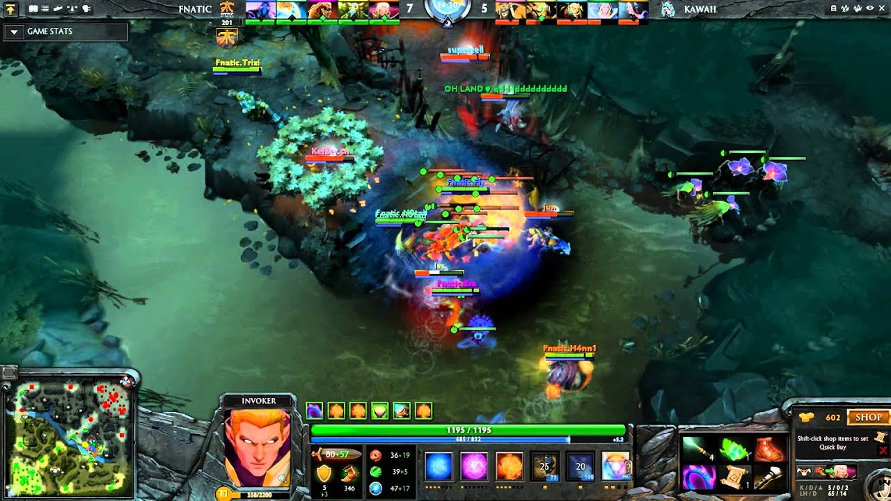 H4nn1 Forge Spirit Rosh killsteal (Fnatic vs Kawaii)(G1)(Fragbite) 11/03/2013