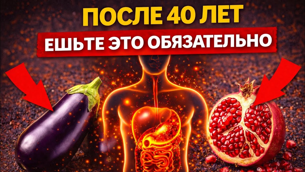 БАКЛАЖАН И ГРАНАТ: ЭФФЕКТ, КОТОРЫЙ УДИВИТ ОРГАНИЗМ 