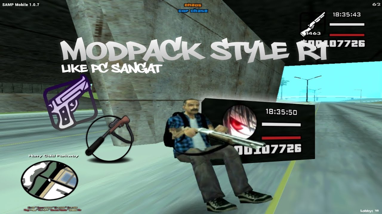 [SHARE] MODPACK STYLE R1 RINGAN DAN HD SANGAT || GTA SAMP ANDROID 