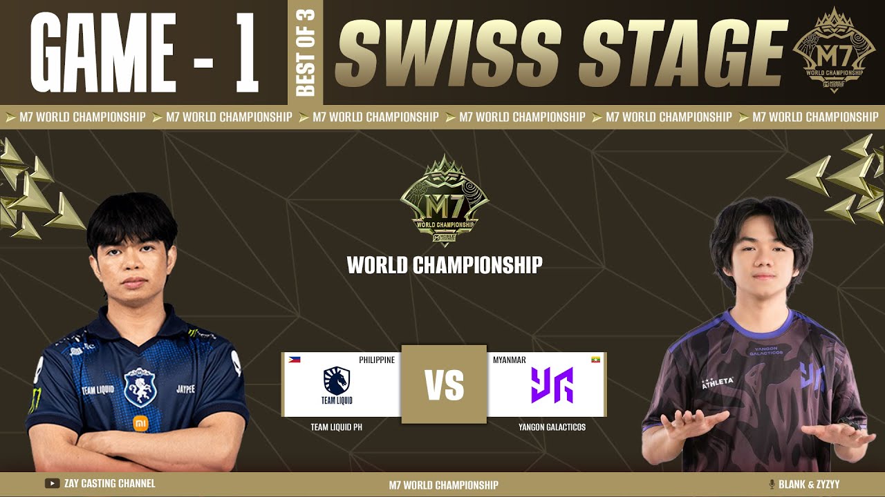 [Game - 1] Team Liquid  vs Yangon Galacticos | M7 World Championship