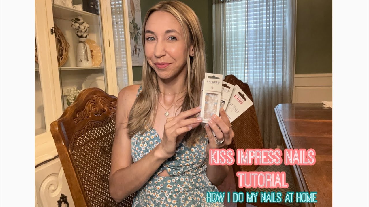 HOW I DO MY NAILS AT HOME | KISS IMPRESS NAILS TUTORIAL & TIPS