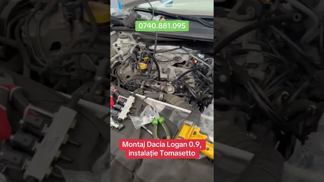 0740.881.095 🔗 metingpl.ro - Montaj Dacia Logan 0.9, instalație GPL TOMASETTO STAG 🤝🤝 