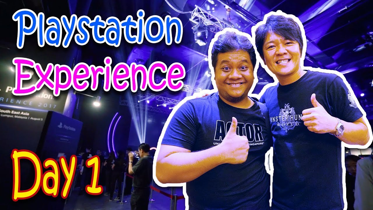 Main Game-Game Baru di MALAYSIA!! - Playstation Experience 2017 Vlog PART 1