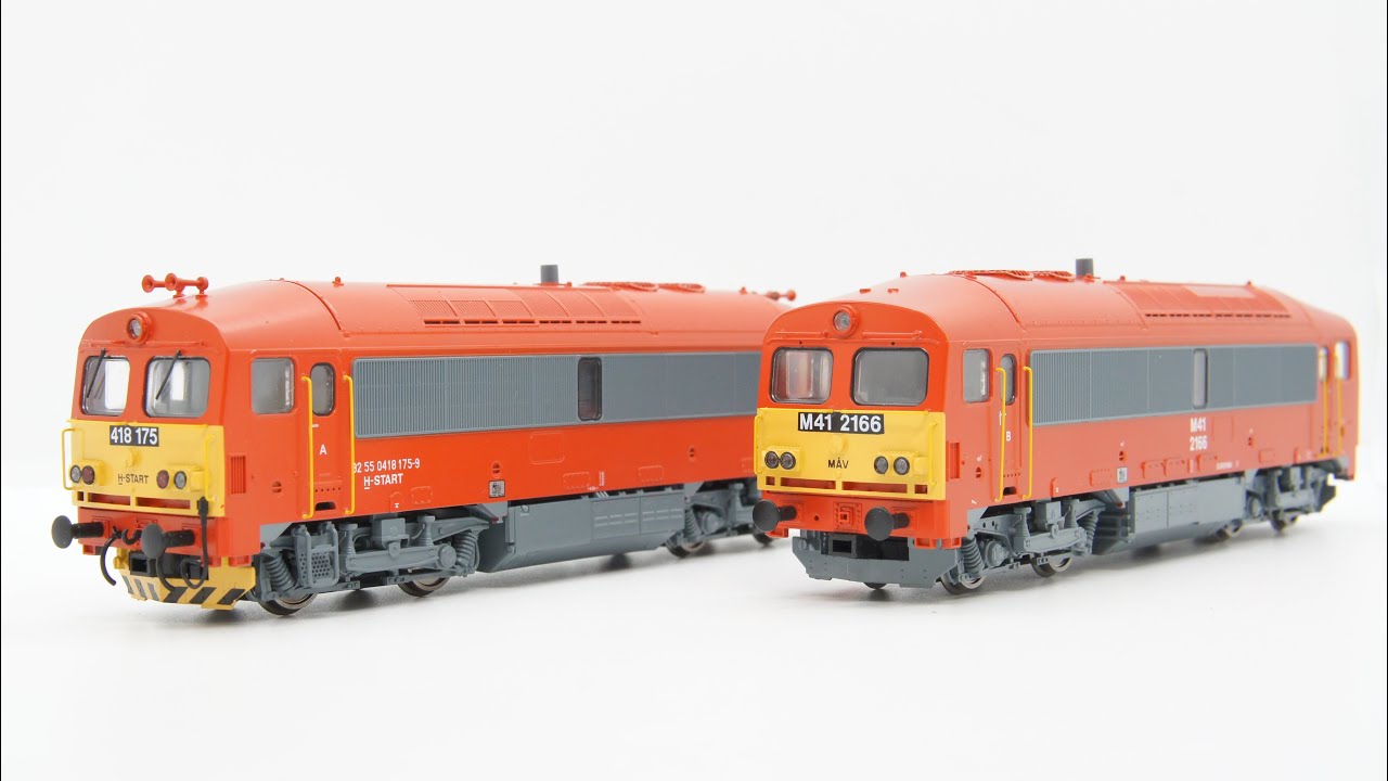 Modellbemutató: Maxtrain MÁV-START 418 175 