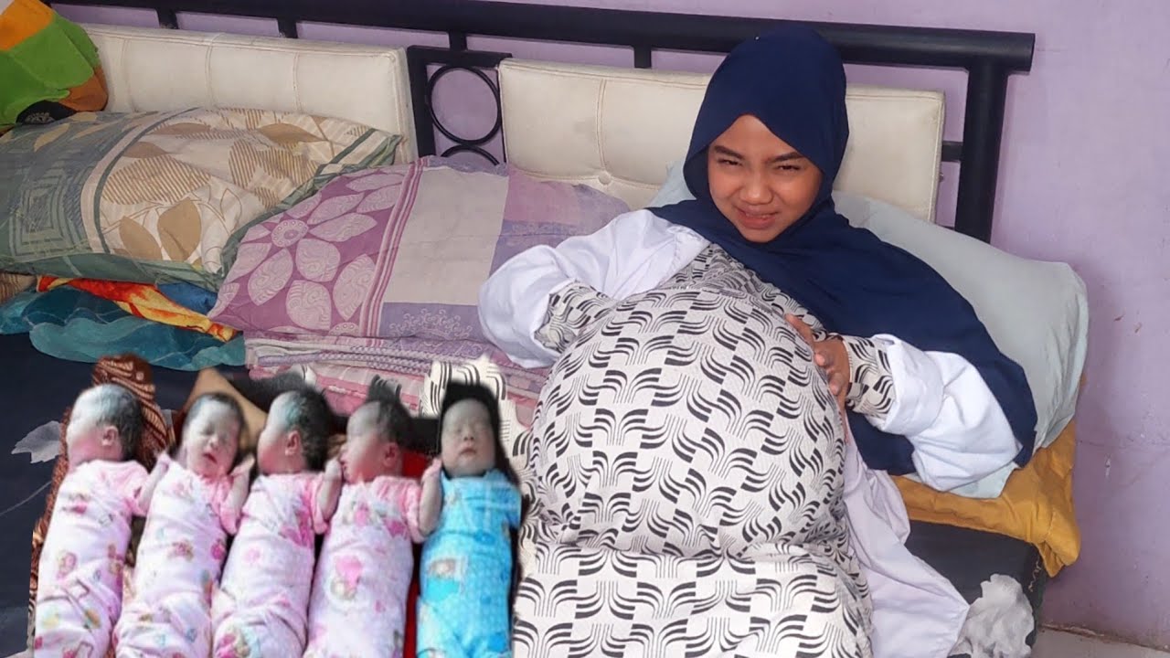 DRAMA IBU HAMIL TIBA2 KONTRAKSI SAMPAI MELAHIRKAN BAYI KEMBAR 5 SECARA NORMAL GARA2 PULANG KEMALAMAN