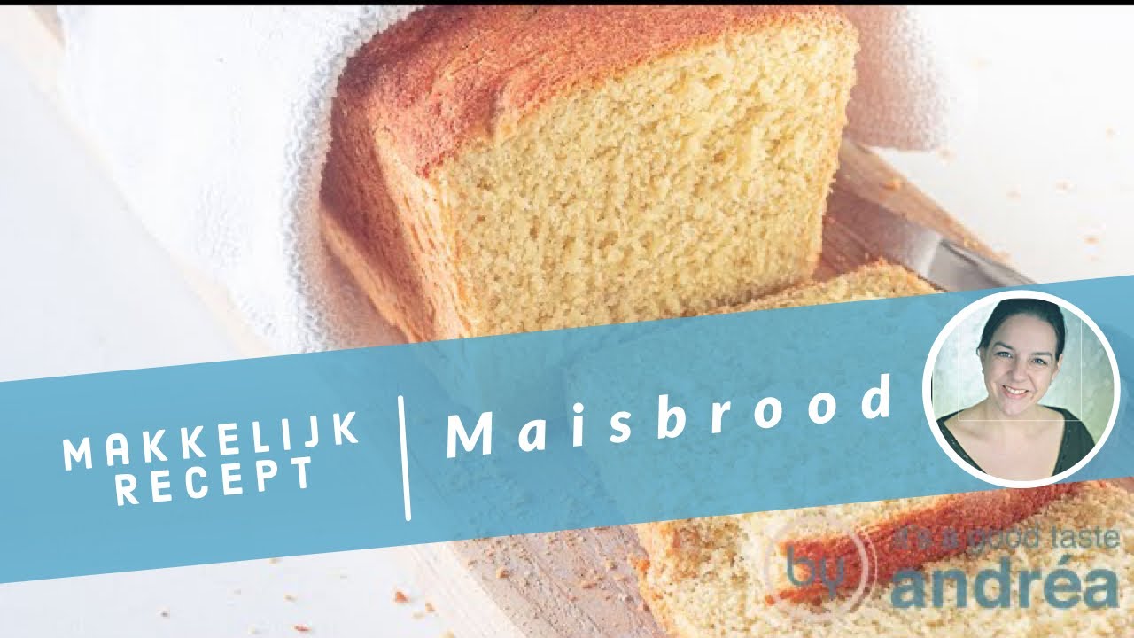 Luchtig maisbrood recept {voor oven en broodbakmachine}