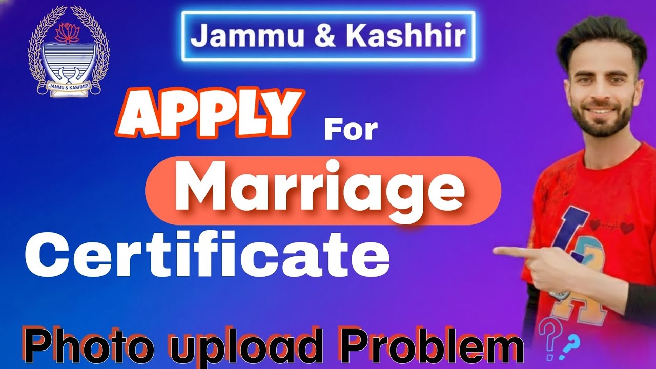 Apply Marriage Certificate Online in Jammu & Kashmir | Step by Step Full Process | 2025 Guide
