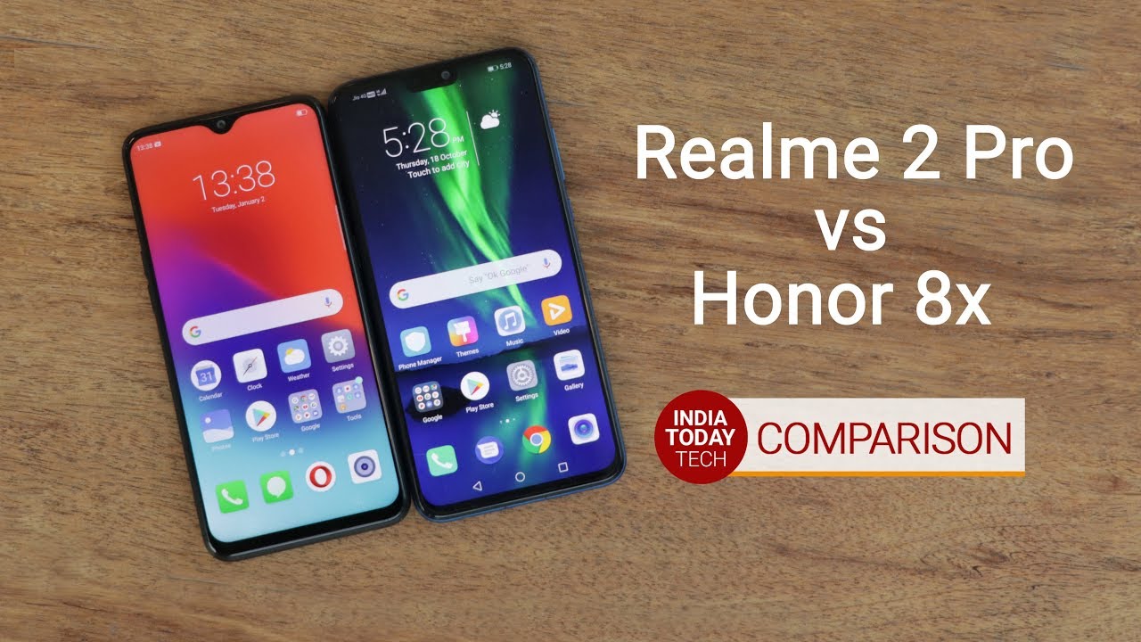 Honor 8X vs Realme 2 Pro: Design, Display, camera and performance