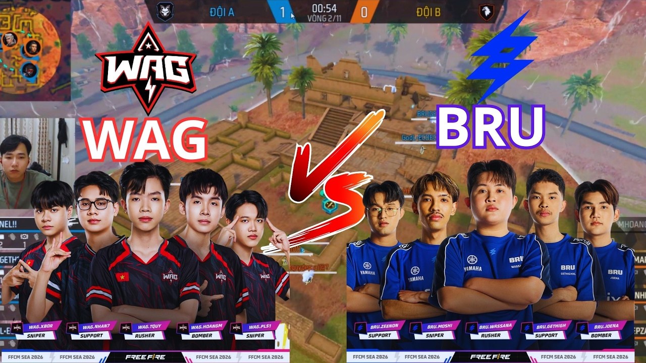 WAG vs BRU - hạ đo ván đến từ vị trí nhà vô địch thế giới | Trận cuối
