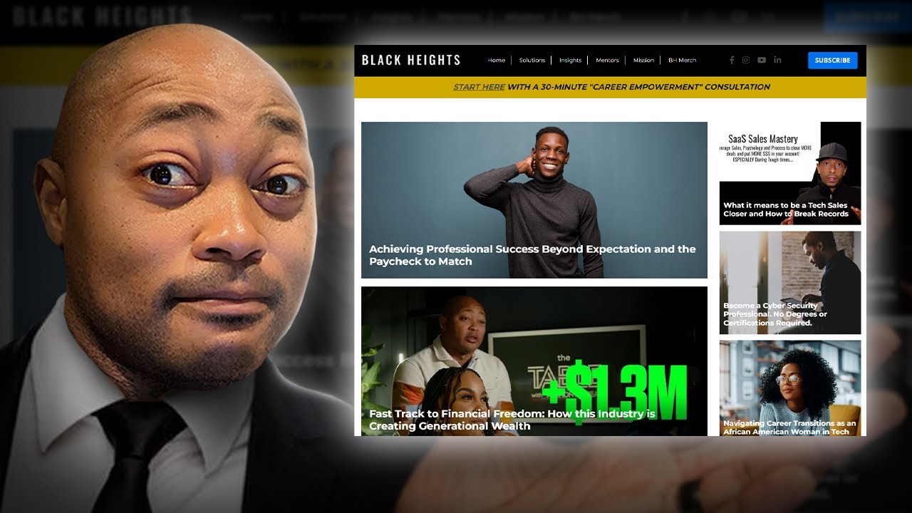 Tech Career Tips: Unlocking Success and Revealing the Black Heights Website for Getting The Bag!
