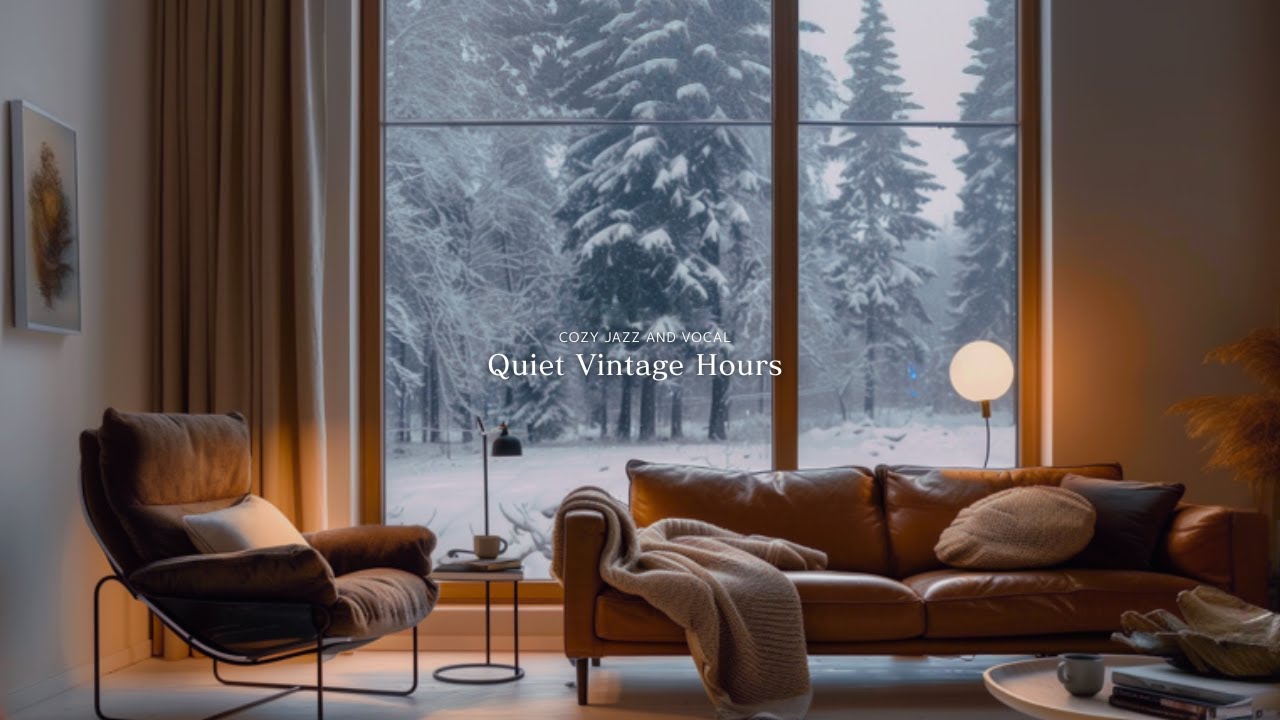 雪景色を窓越しに、静かに心ほどける冬のジャズ | Winter Jazz Playlist | Quiet Vintage Hours