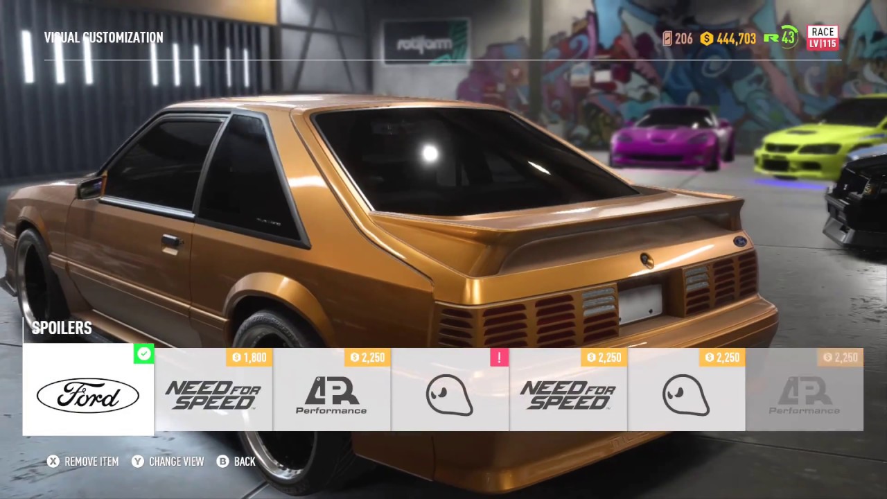NFS PAYBACK -  Ford foxbody customization + air suspension