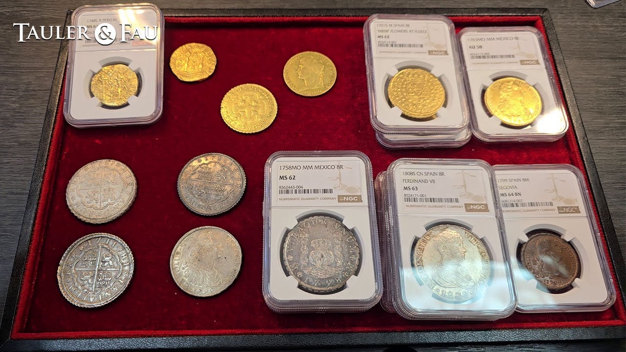 Bellísimas monedas españolas de los Borbones | comentarios a la Tauler & Fau Selection
