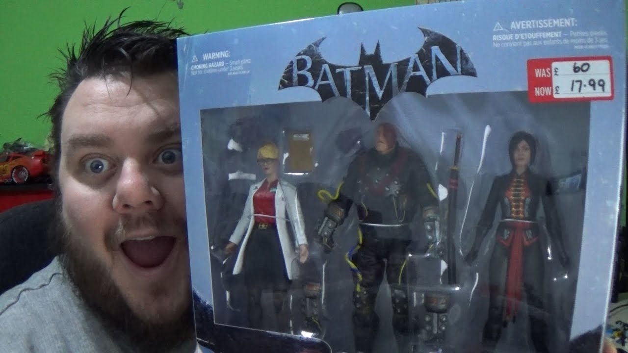 Batman Arkham Origins 3 Pack Action Figures - Dr Harley Quinn, Lady Shiva & Electrocutioner Review