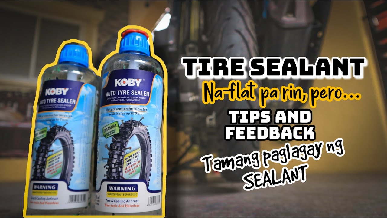KOBY TIRE SEALANT | WORRY FREE! | Tamang Paglalagay | HONDA CLICK 125i | Michelin Pilot Street