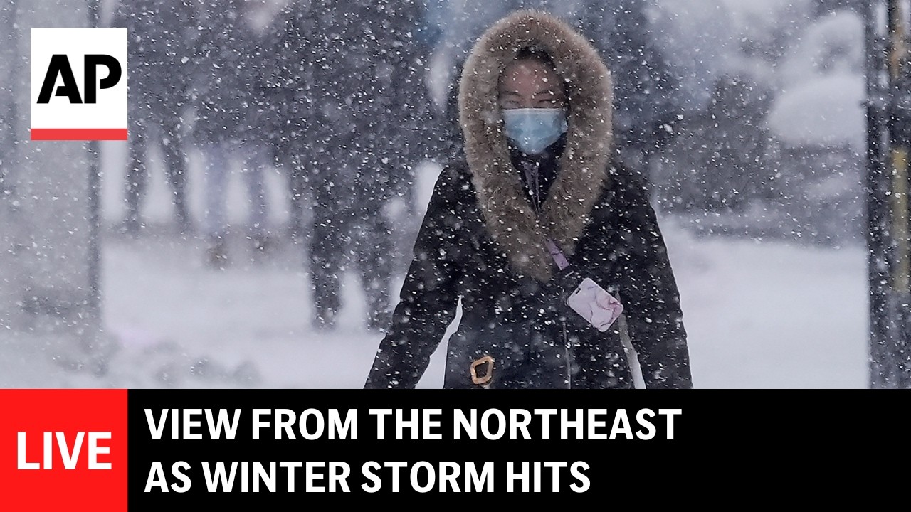 Weather cam LIVE: View from the Northeast as winter storm hits