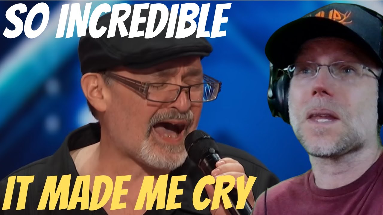 EMOTIONAL GOLDEN BUZZER - Richard Goodall - Don't Stop Believin' (AGT 2024) | INCREDIBLE | REACTION!