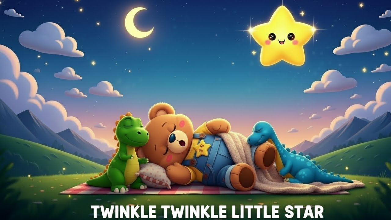 Twinkle Twinkle Little Star 🌟 I Sleep Song for Toddlers 🌙I Calm Bedtime Song for Kids🌟