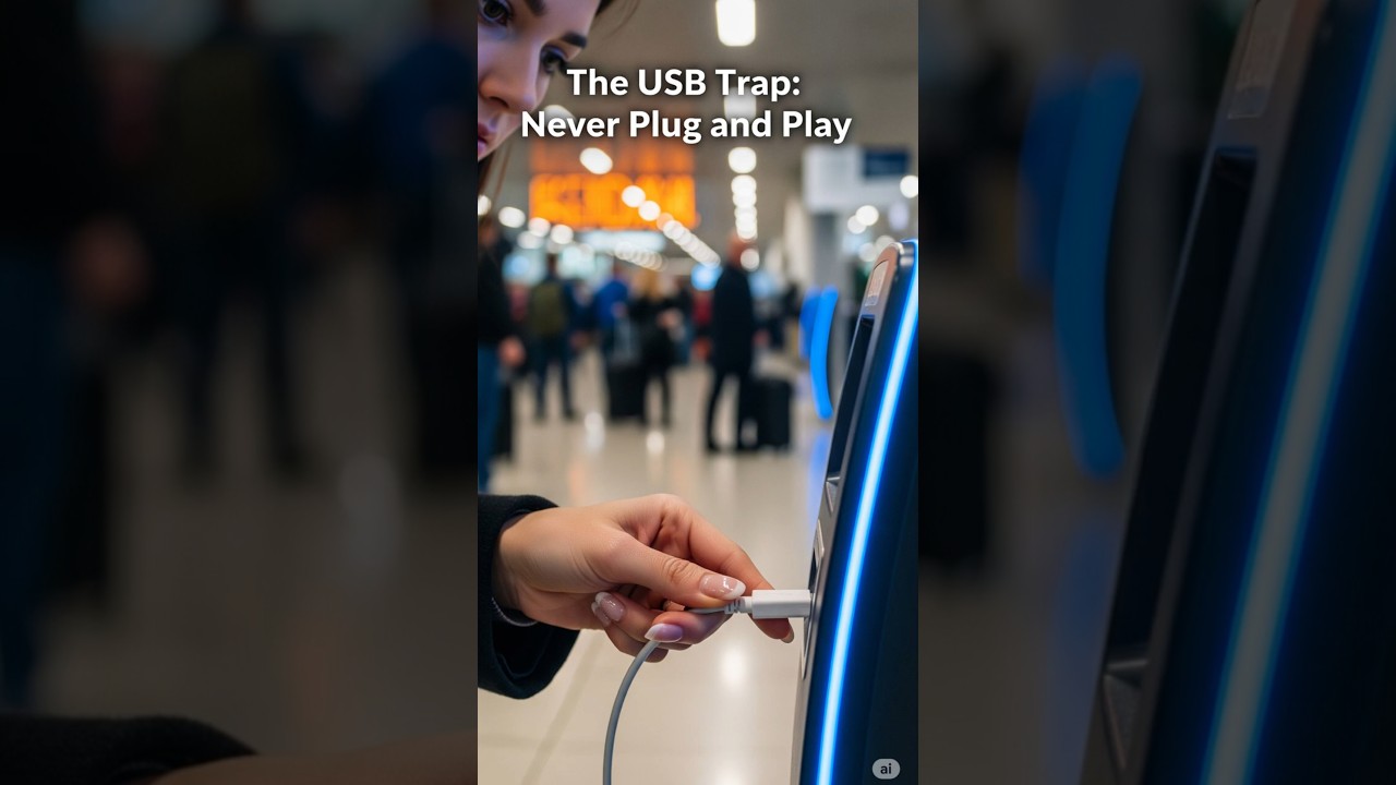 Never Plug Into a Public USB Port! 🔌💀 | The USB Trap Explained