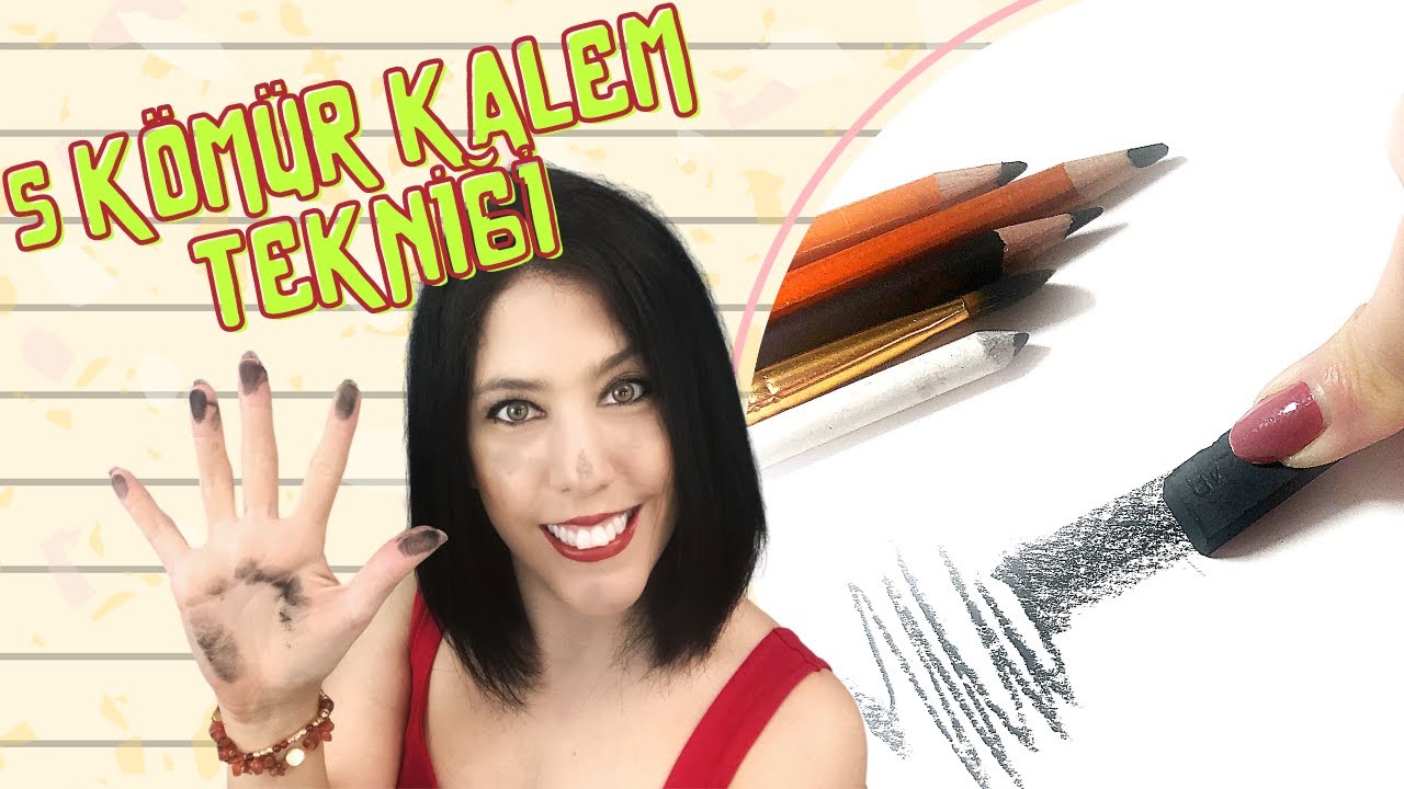 5 KARAKALEM TEKNİĞİ - Kömür Kalemi Kullanma Tüyoları