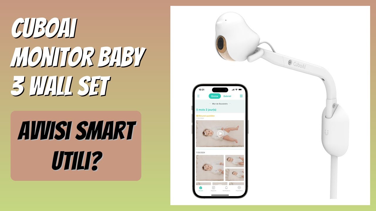 RECENSIONE (2026) : CuboAi Monitor Baby 3 Wall Set. DETTAGLI