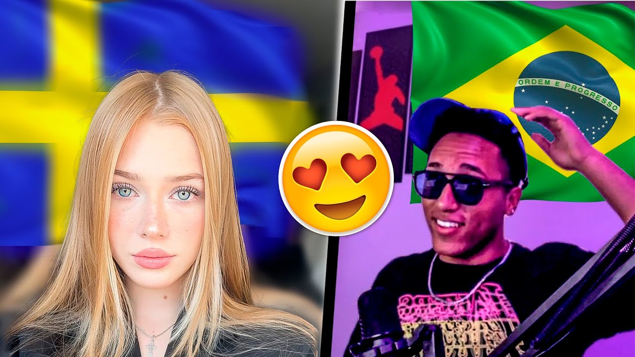 GRINGAS NÃO SE AGUENTAM COM UM BRASILEIRO NEGO DOCE 😈