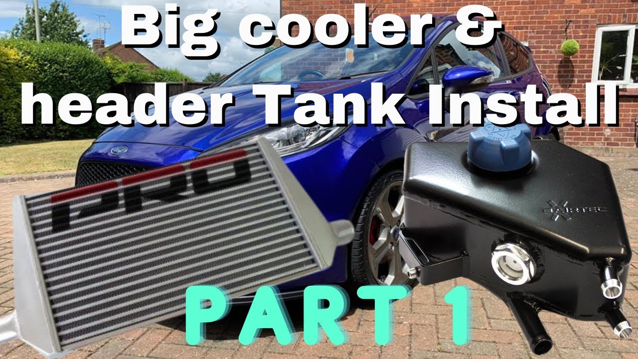 Fiesta ST180 Race Build - Big Intercooler & Heater Tank Part 1