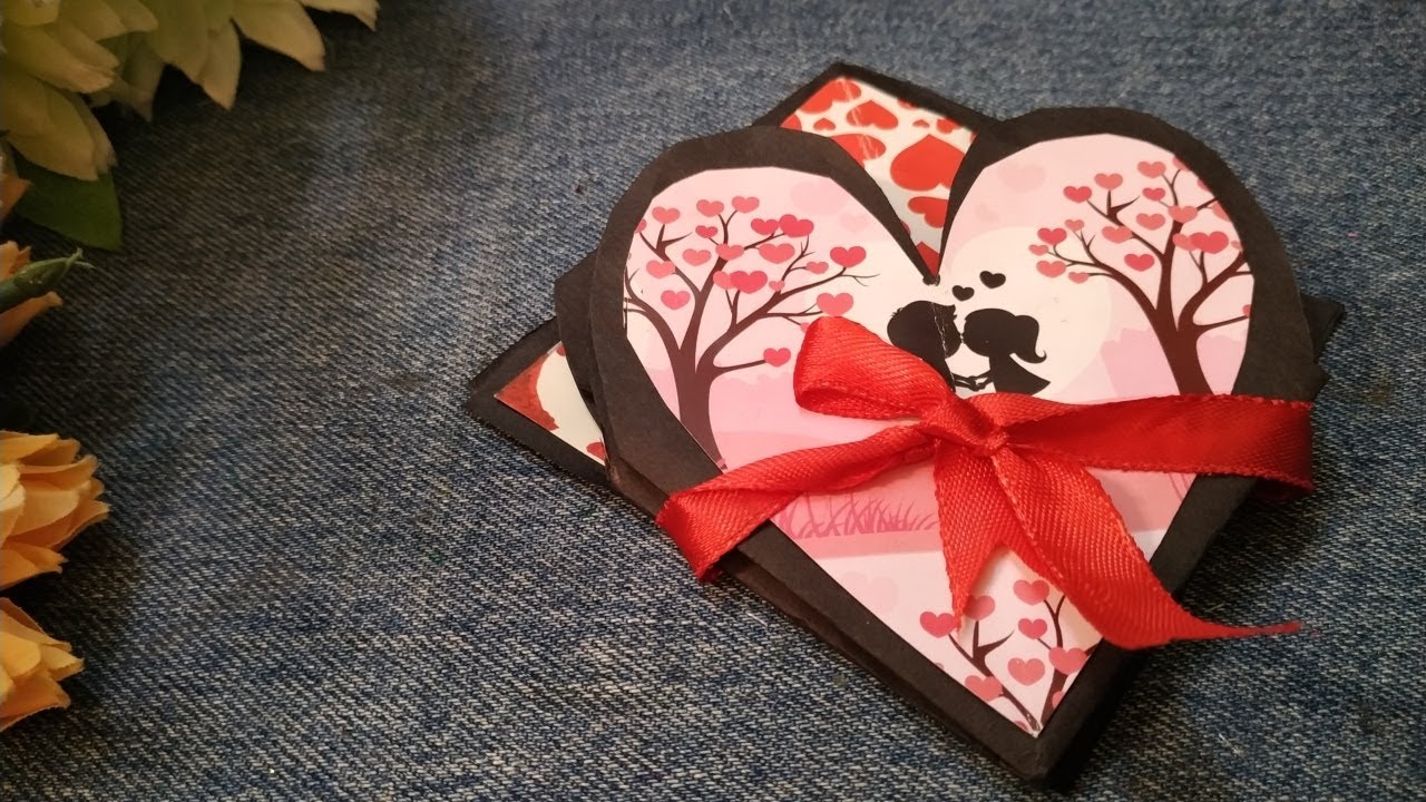 Heart Pop up Card | Valentine's Day card making ideas | How to make card for loved ones