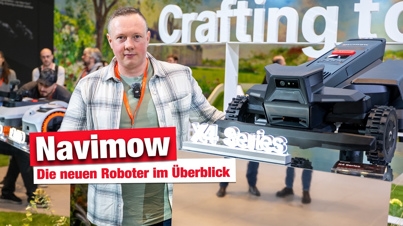 Tech-Vlog: Segway Navimow - Die neuen Mähroboter-Roboter für das Jahr 2026 ( i2, H2 & X4 )