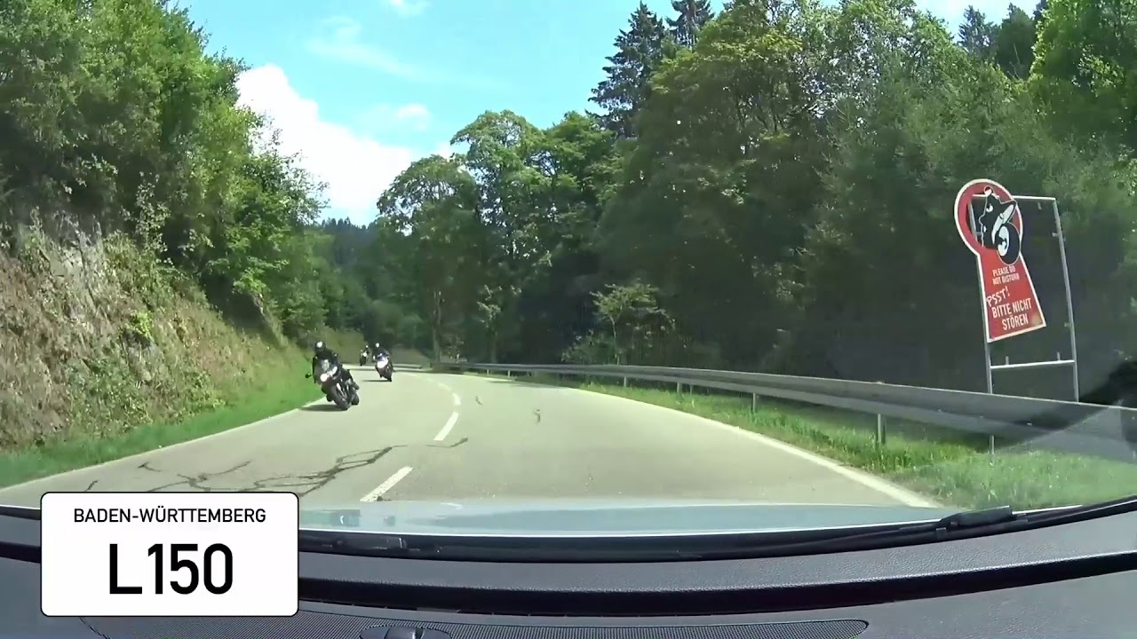 Fahrt von Wehr über Todtmoos nach Sankt Blasien