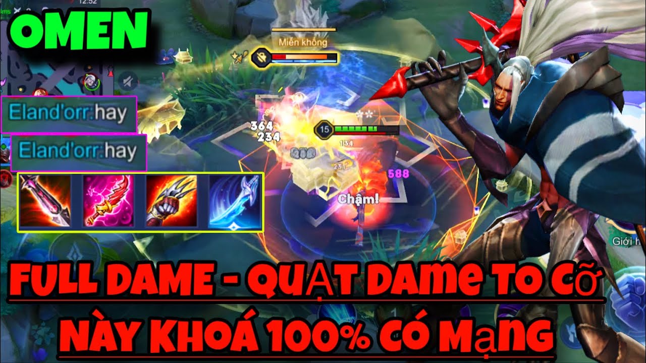 OMEN Liên Quân || Lên Đồ Full Dame Quạt Dame TO Cỡ Này Ai Mà Chịu Nổi Khoá 100% Có Mạng