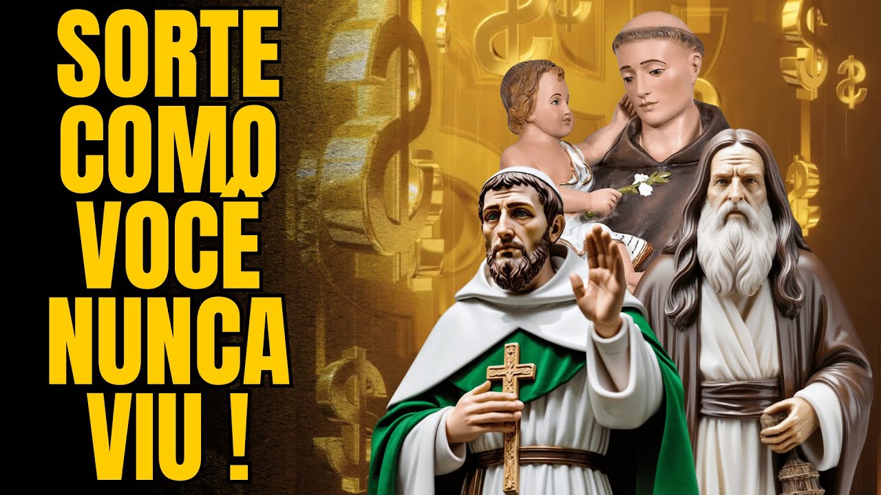 Receba uma Sorte e Dinheiro INACREDITÁVEIS com a Oração a Santo Antônio, Santo Onofre e São Cono