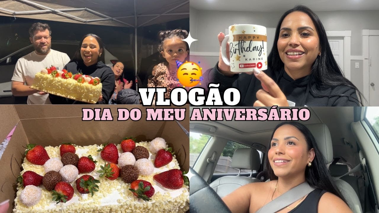 FIZ UM CHURRASCO DE ANIVERSÁRIO | MOSTREI OS PRESENTES QUE EU GANHEI