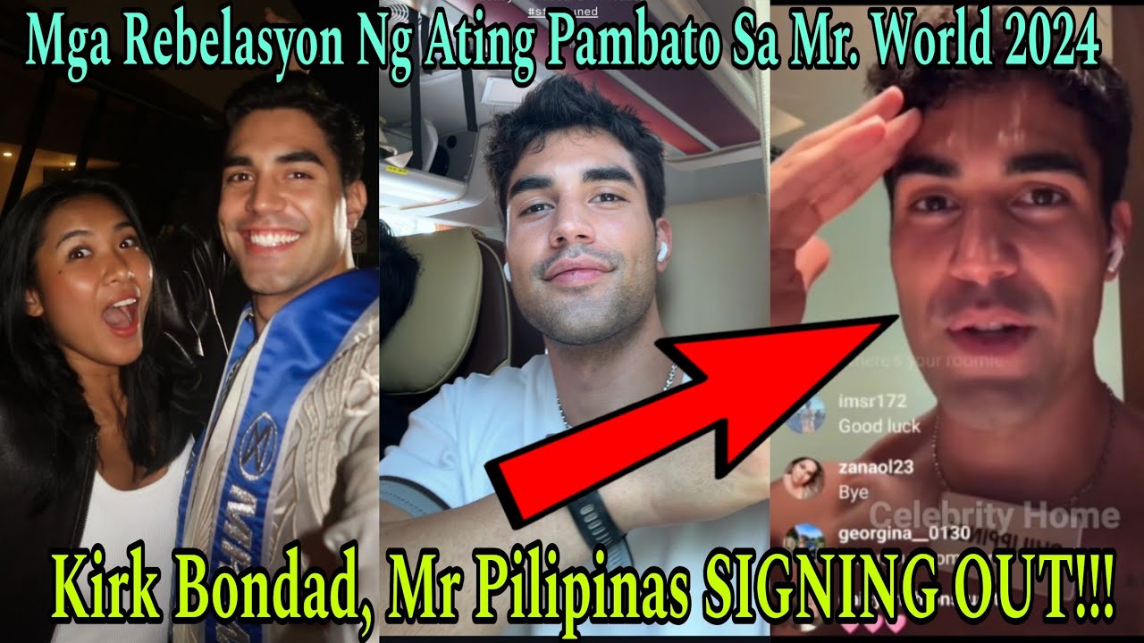 🇵🇭Kirk Bondad Namimiss Ang GF na Si Lou Yanong! Mr World 2024 Ganap Live Na Naikwento Nito
