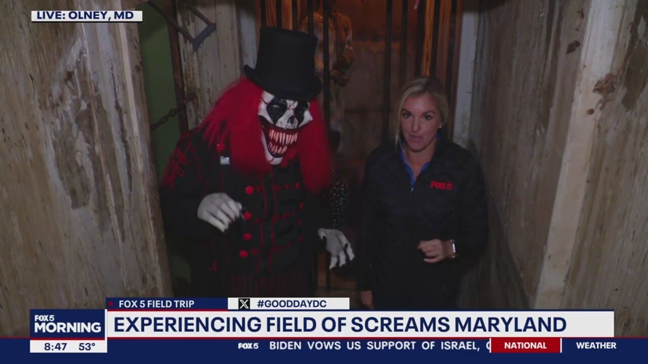 Terrifying tour at Field of Screams Maryland
