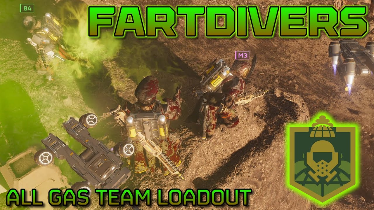 FARTDIVERS — снаряжение для всей команды GAS! | Helldivers 2