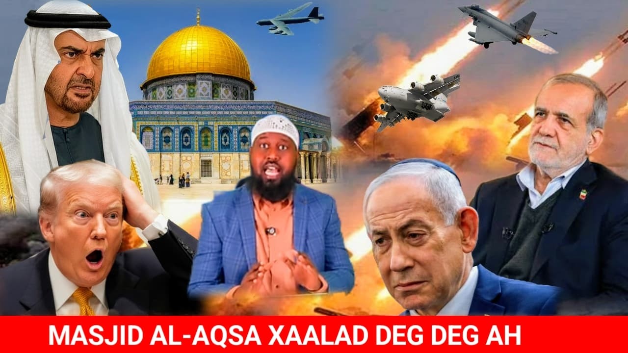 NTNYH0 WELWEL IYO QALQAL UU KU DHACAY: UAE OO LA SHEEGEY WAXAY YIHIIN: MASJID AL-AQSA OO LA HAREREEY