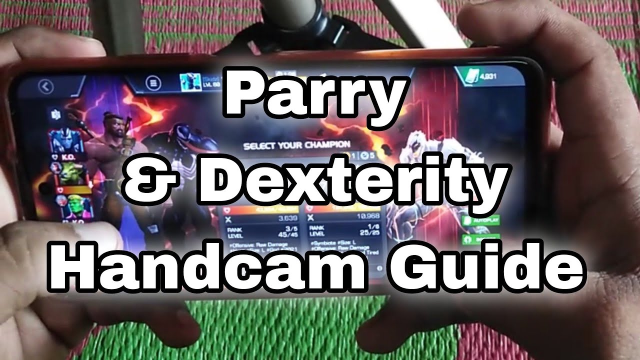 Handcam Parry & Dexterity - Player's Guide Ep. 01 #mcoc