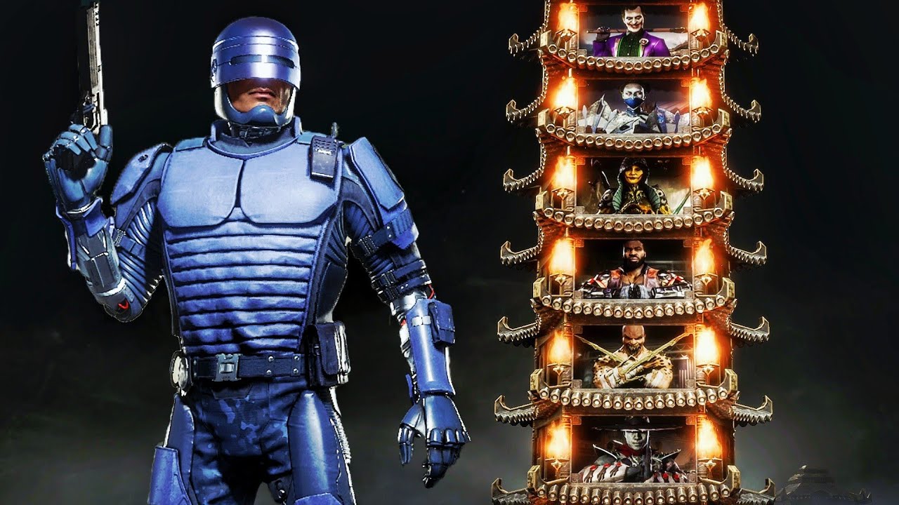 Warrior Klassic Tower | Superior Officer Robocop | Very Hard | Mortal Kombat 11 - No Commentary