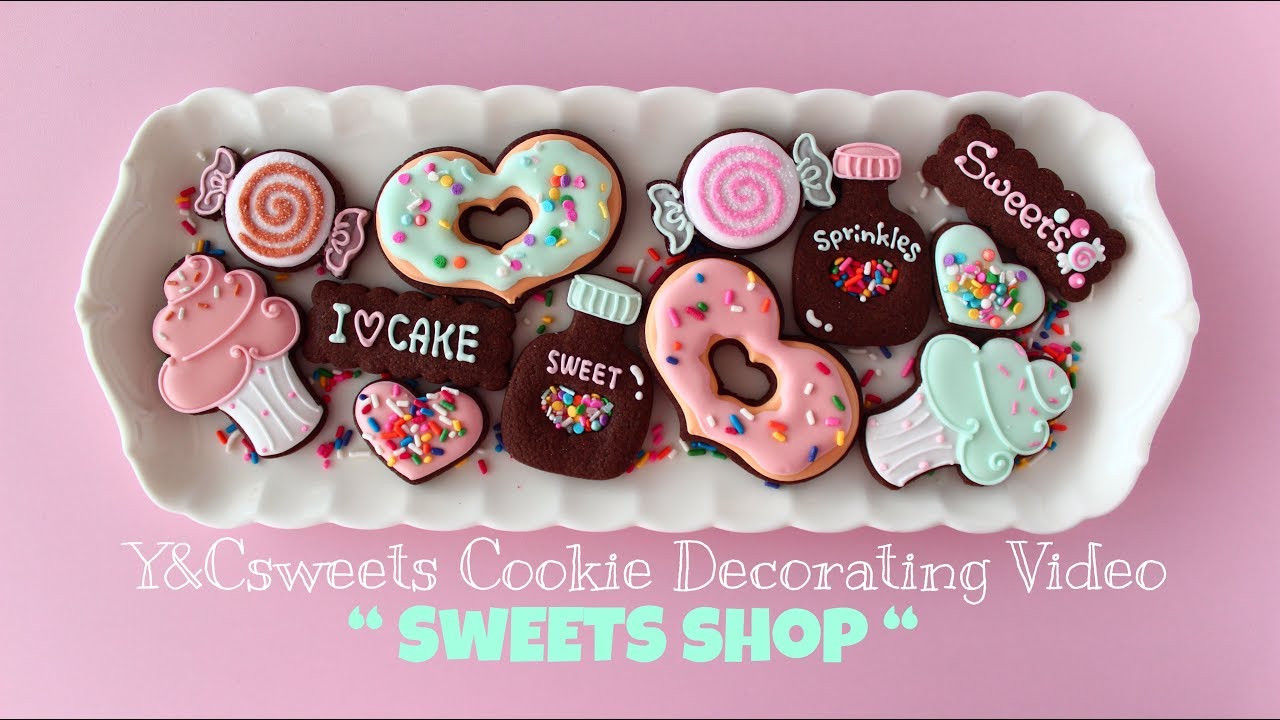 【 Sweets shop 】スイーツショップのアイシングクッキー