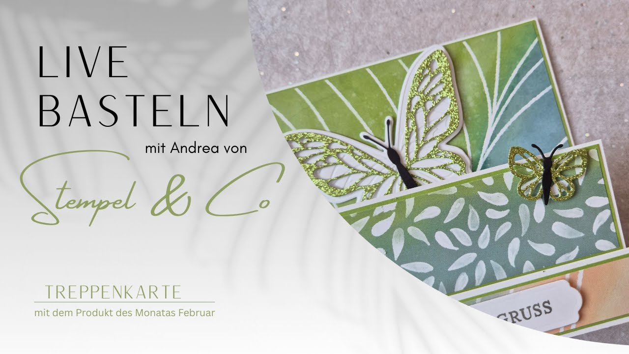Live-Basteln Treppenkarte