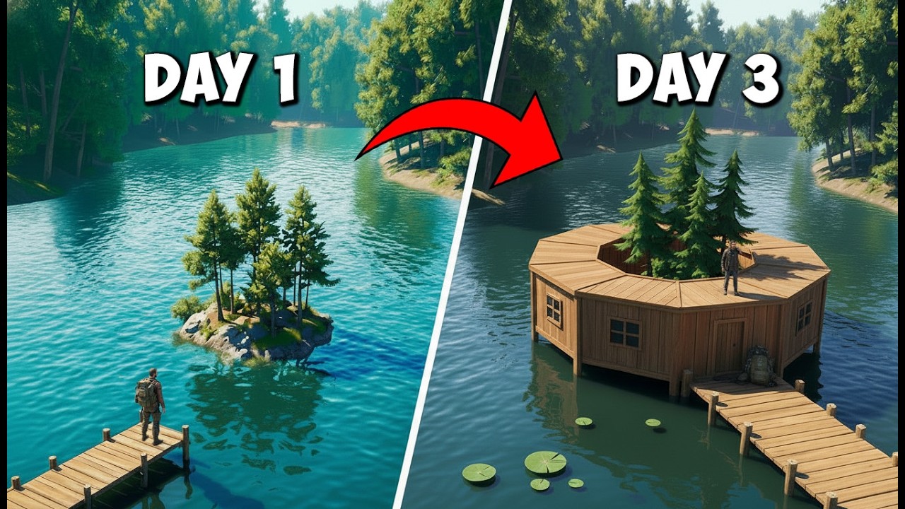 I Transformed a Pond into a Secret Hideout in DayZ...