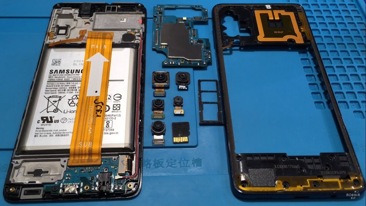 Samsung M51 SM-M515F не включается.  Не заряжается.