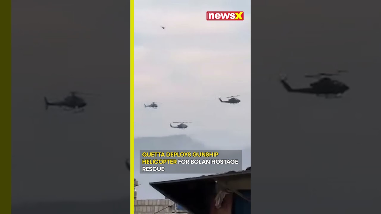#watch: Quetta Deploys Gunship Helicopter for Bolan Hostage Rescue | NewsX