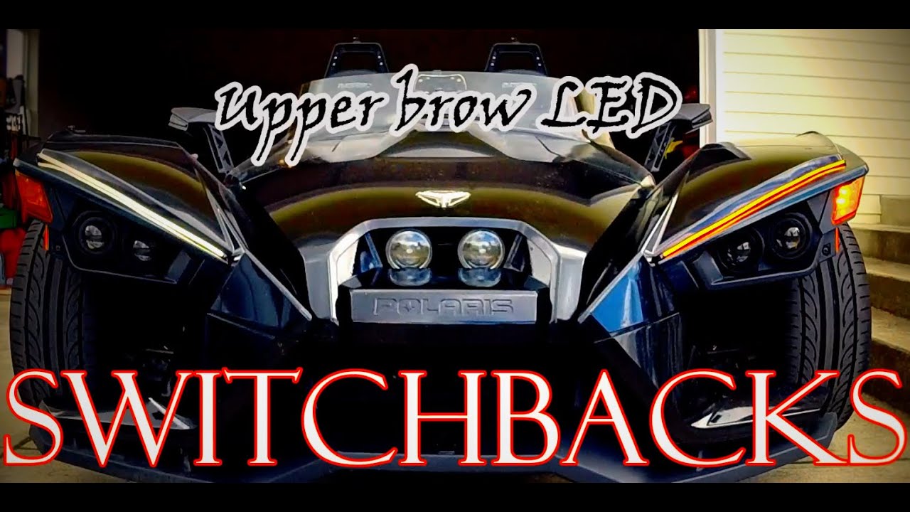 Polaris Slingshot Upper Brow LED Switchback Install by Slingmods!