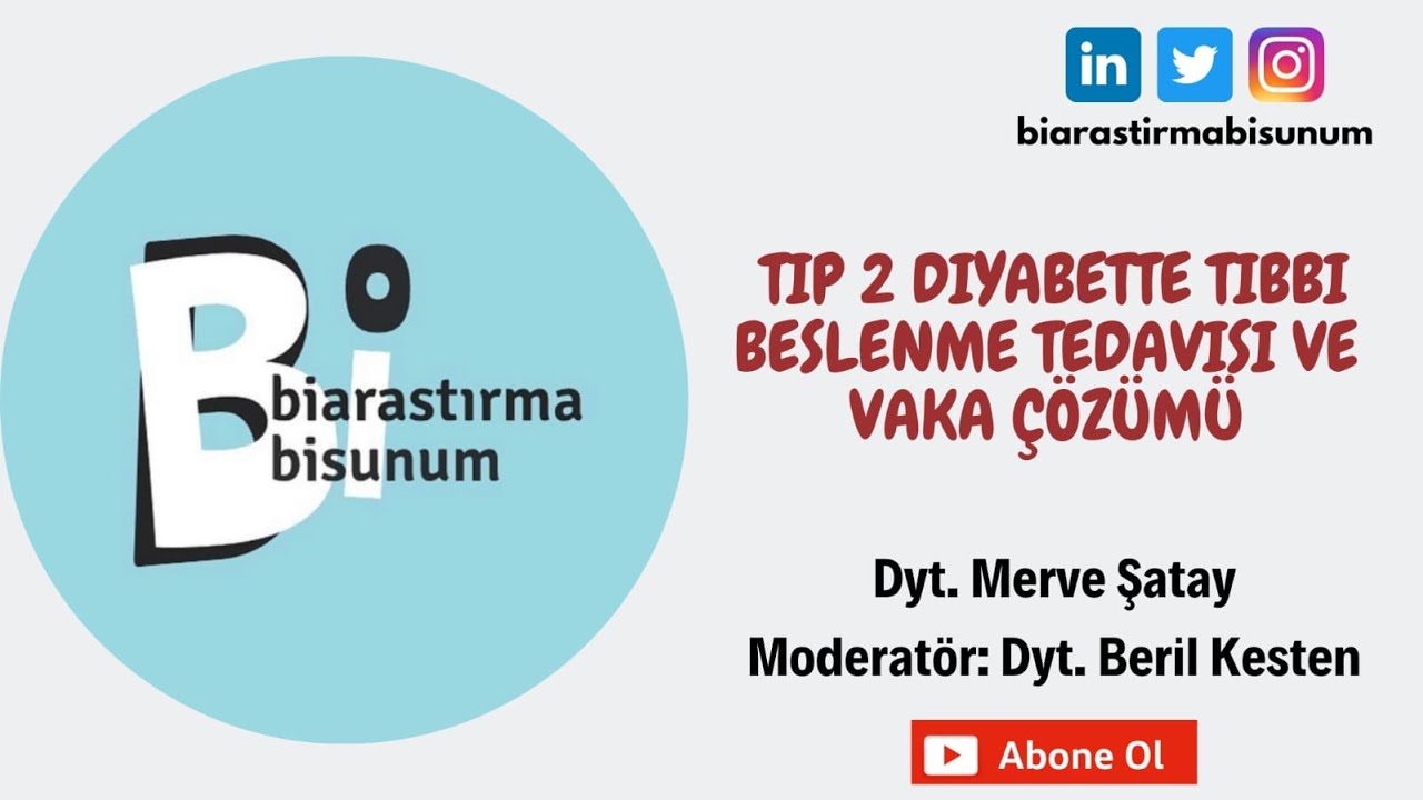 Tip-2 Diyabette Tıbbi Beslenme Tedavisi Ve Vaka Çözümü