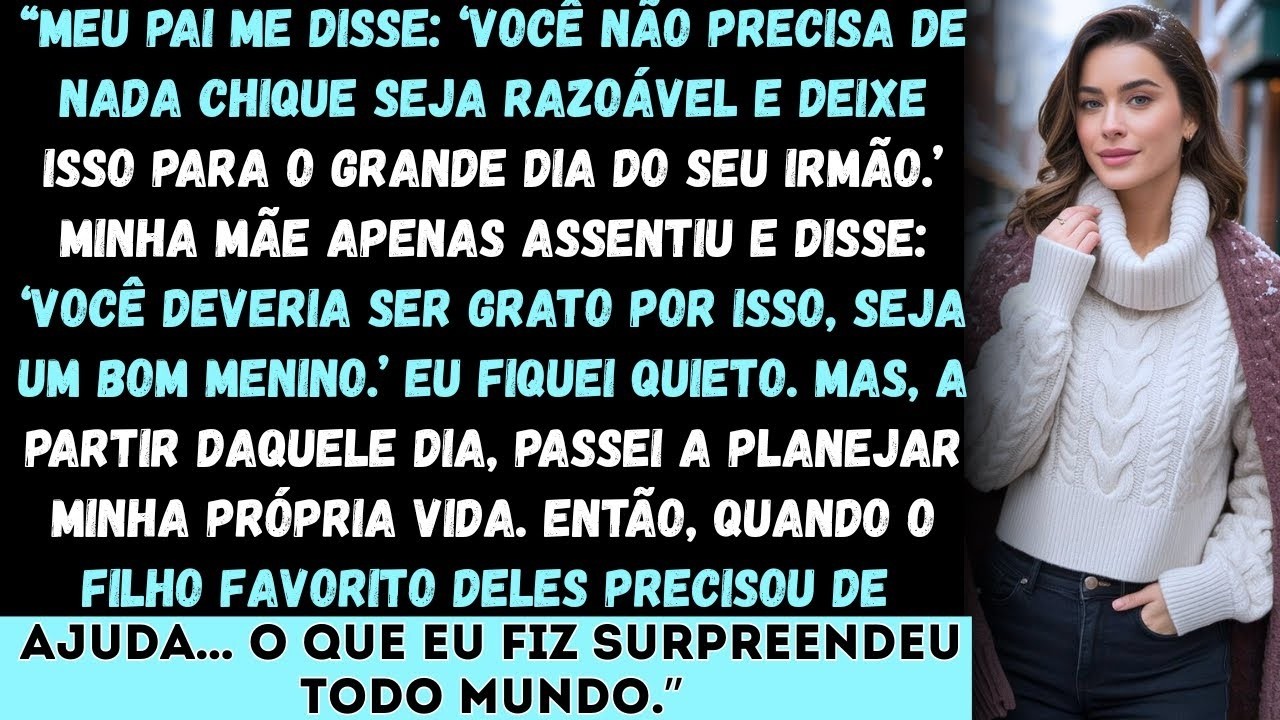 “Meu pai me disse: ‘Você não precisa de nada chique apenas seja razoável e deixe essas coisas para…